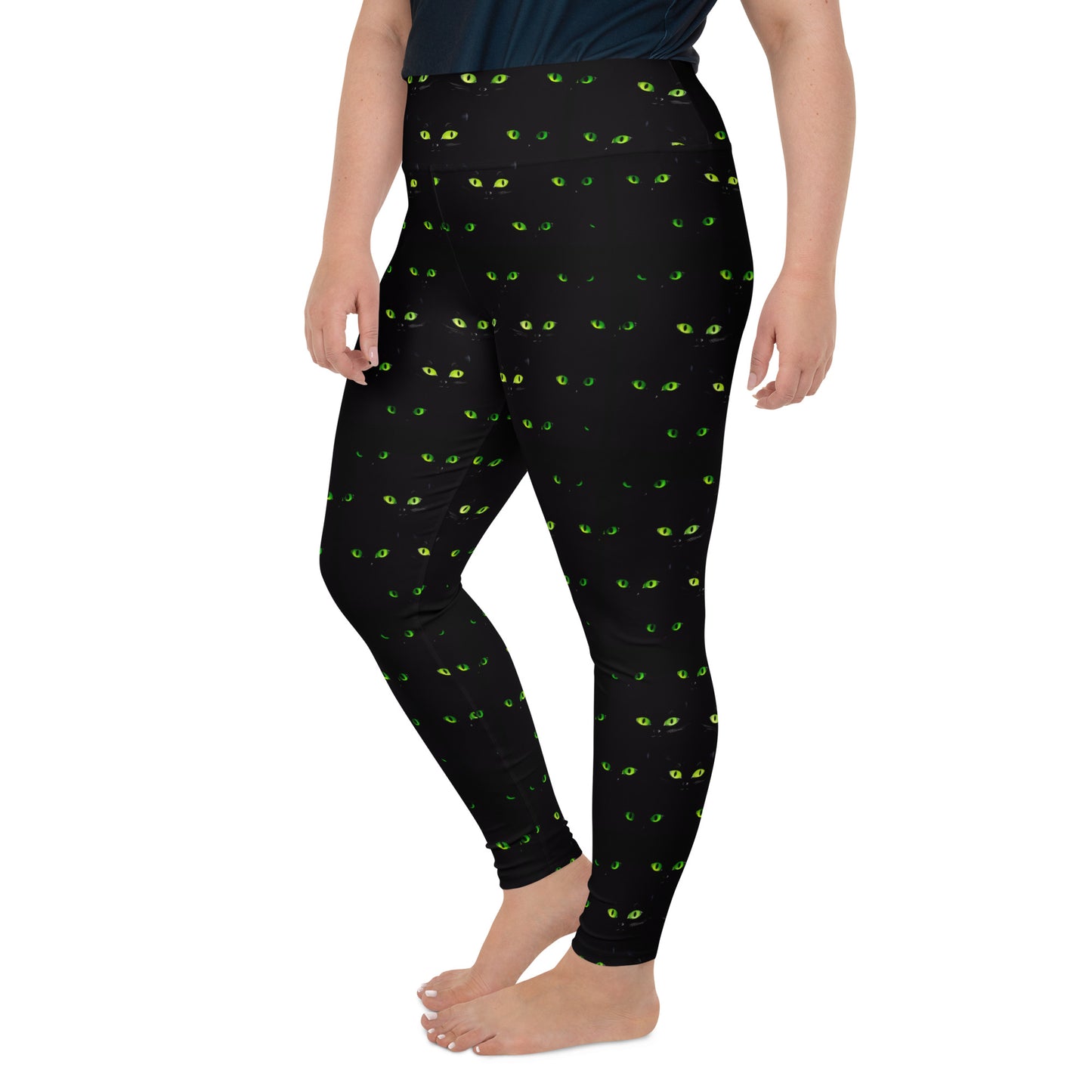 All-Over Print Plus Size Leggings