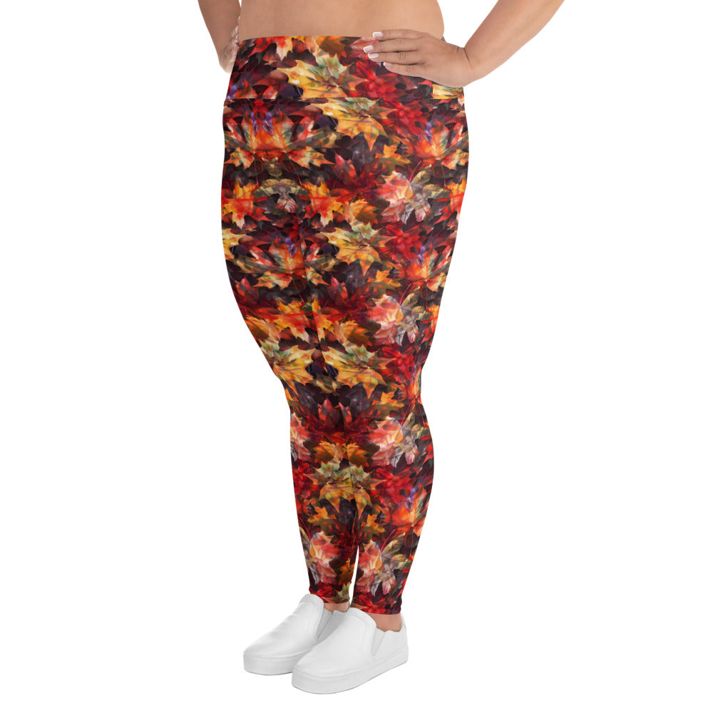 All-Over Print Plus Size Leggings