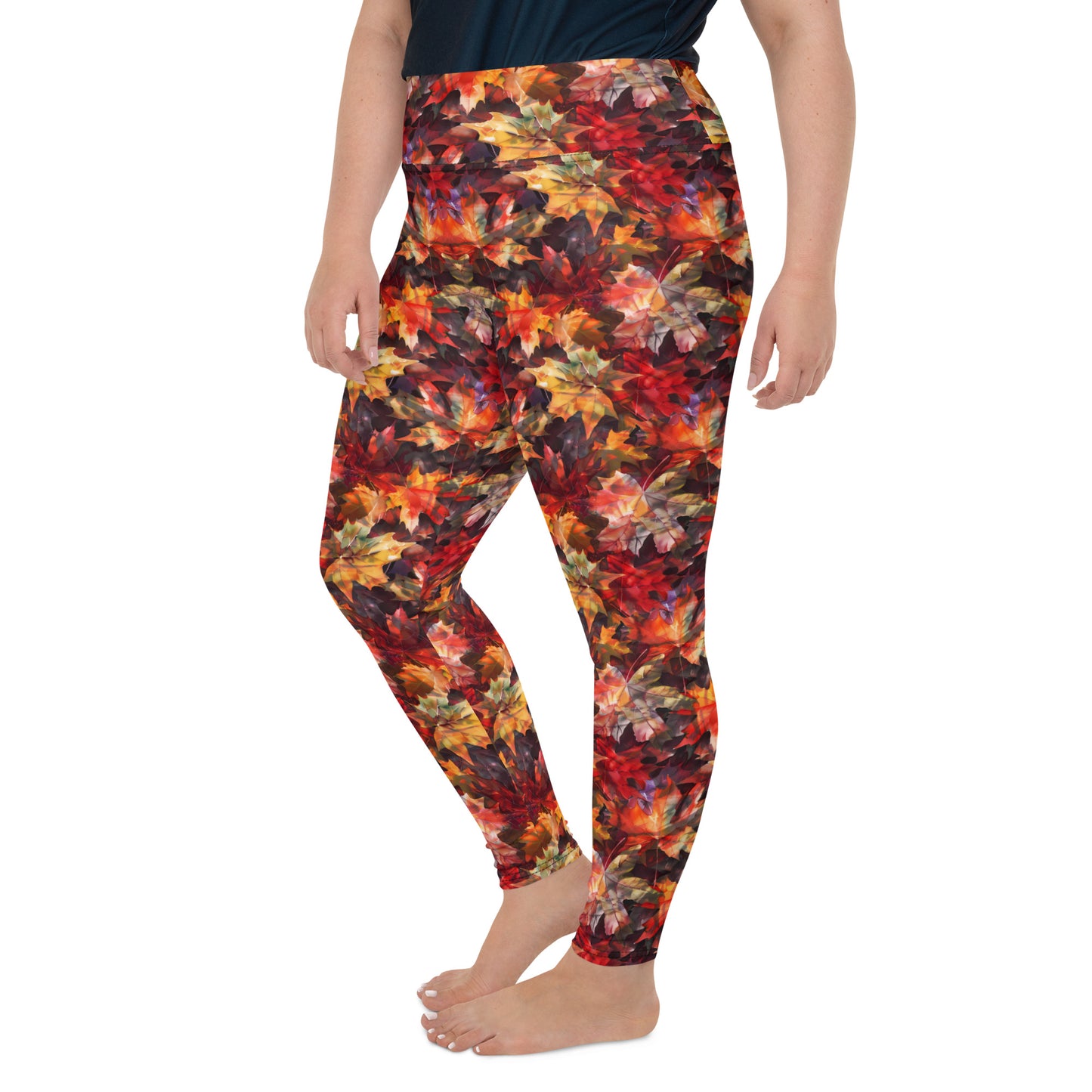 All-Over Print Plus Size Leggings