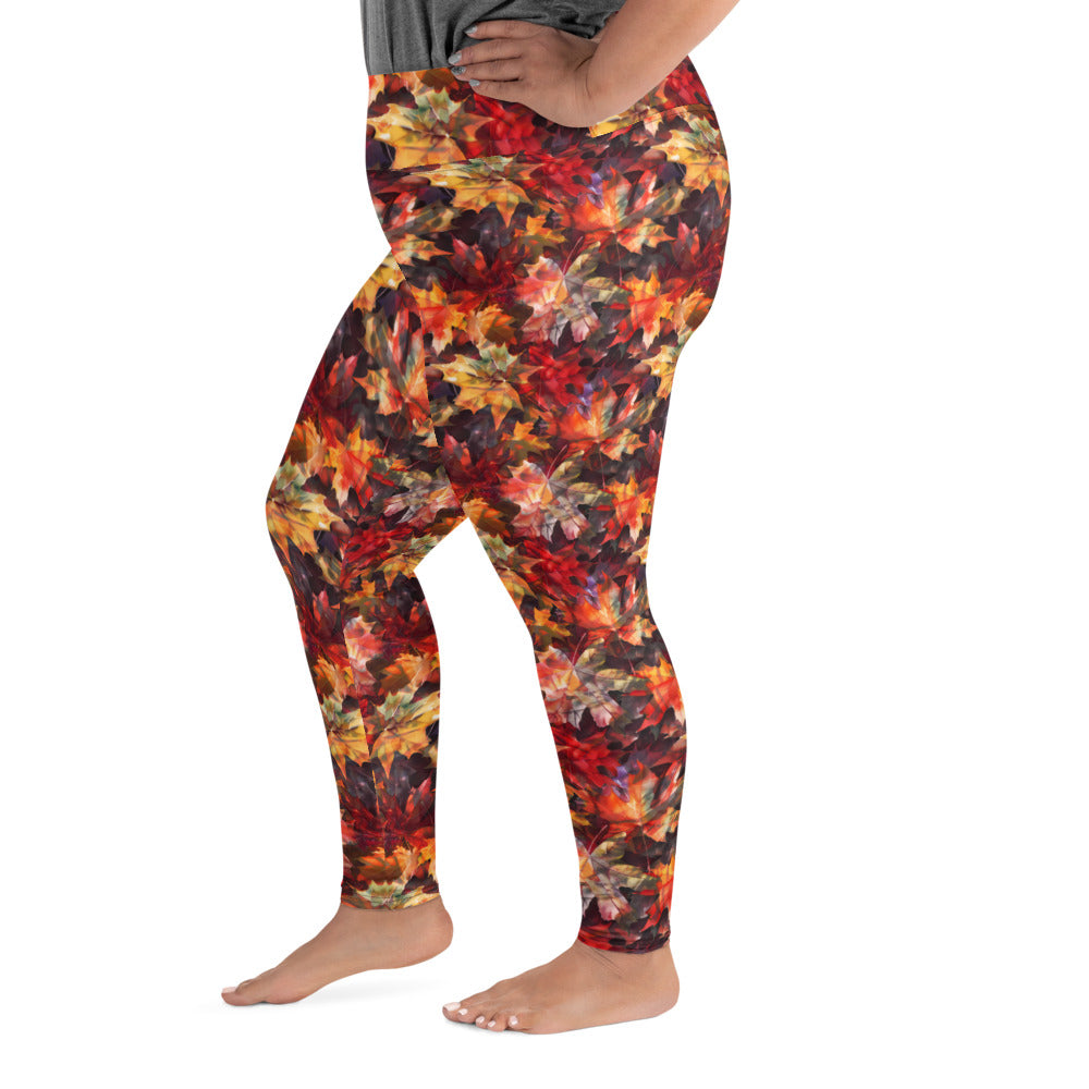 All-Over Print Plus Size Leggings