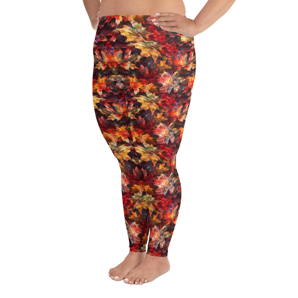 All-Over Print Plus Size Leggings