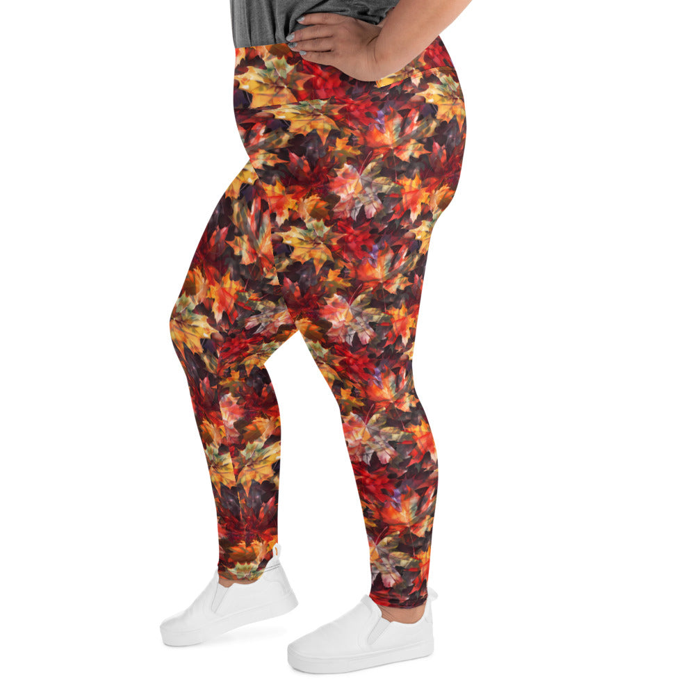 All-Over Print Plus Size Leggings