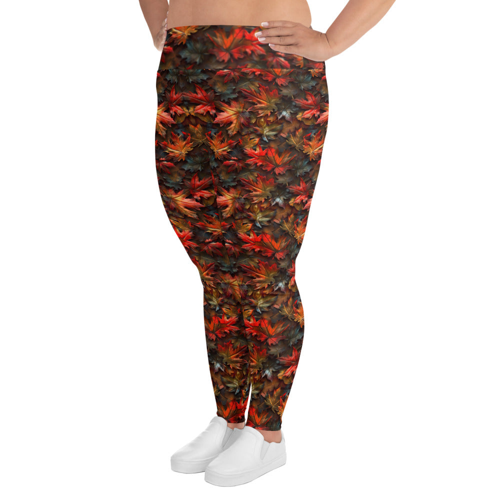 All-Over Print Plus Size Leggings