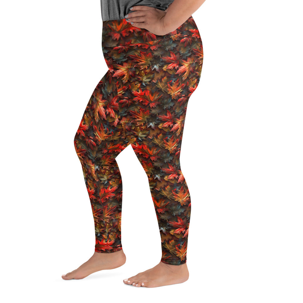 All-Over Print Plus Size Leggings