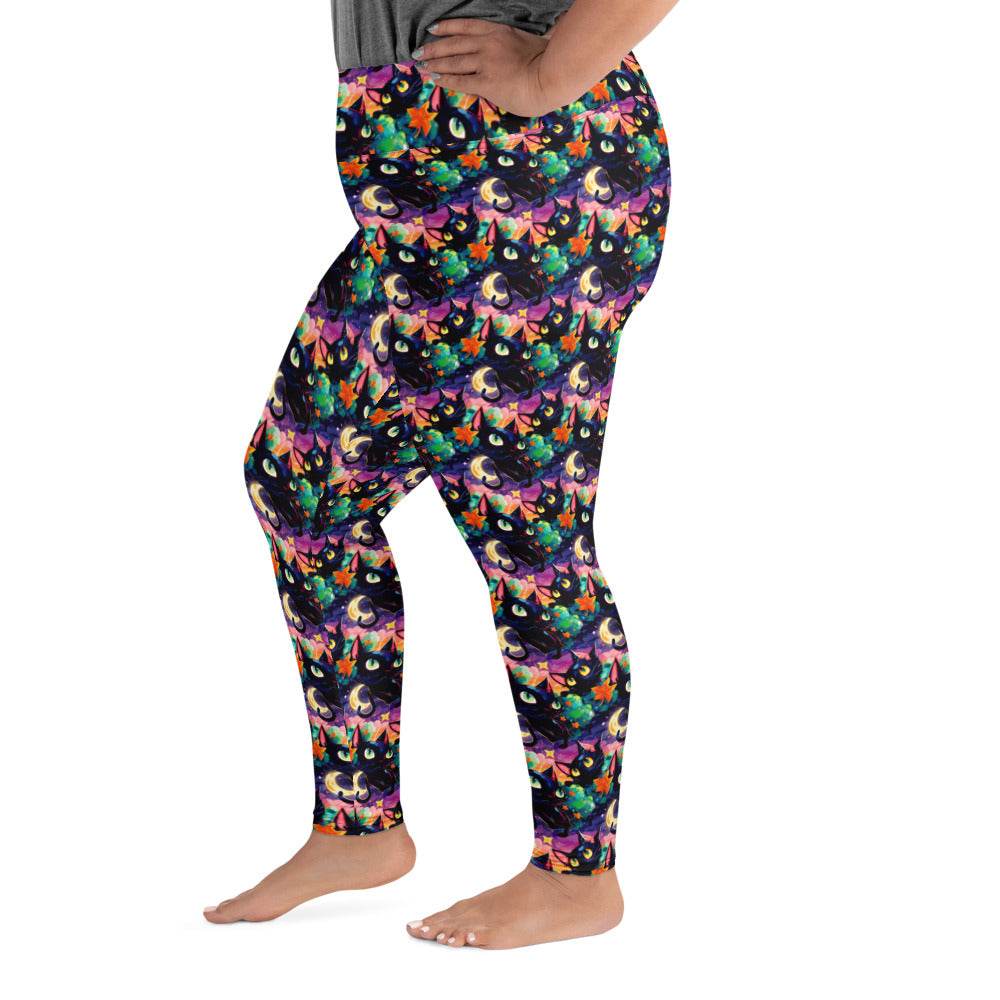 All-Over Print Plus Size Leggings