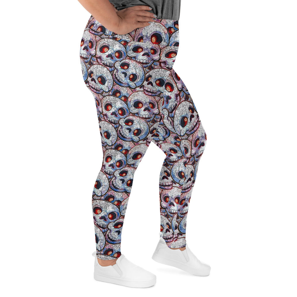 All-Over Print Plus Size Leggings