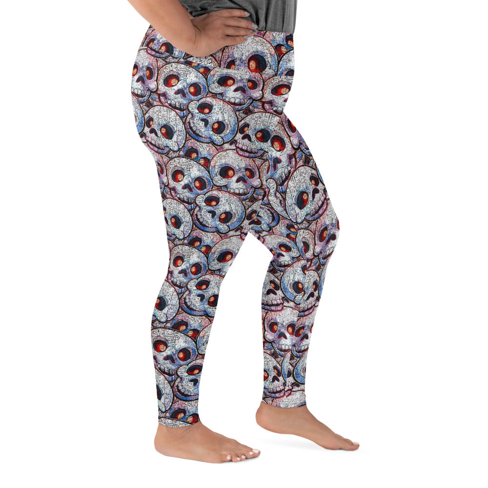 All-Over Print Plus Size Leggings