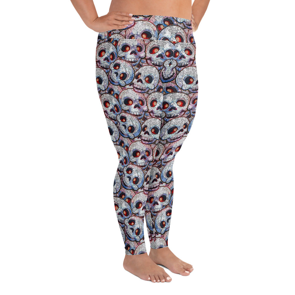 All-Over Print Plus Size Leggings