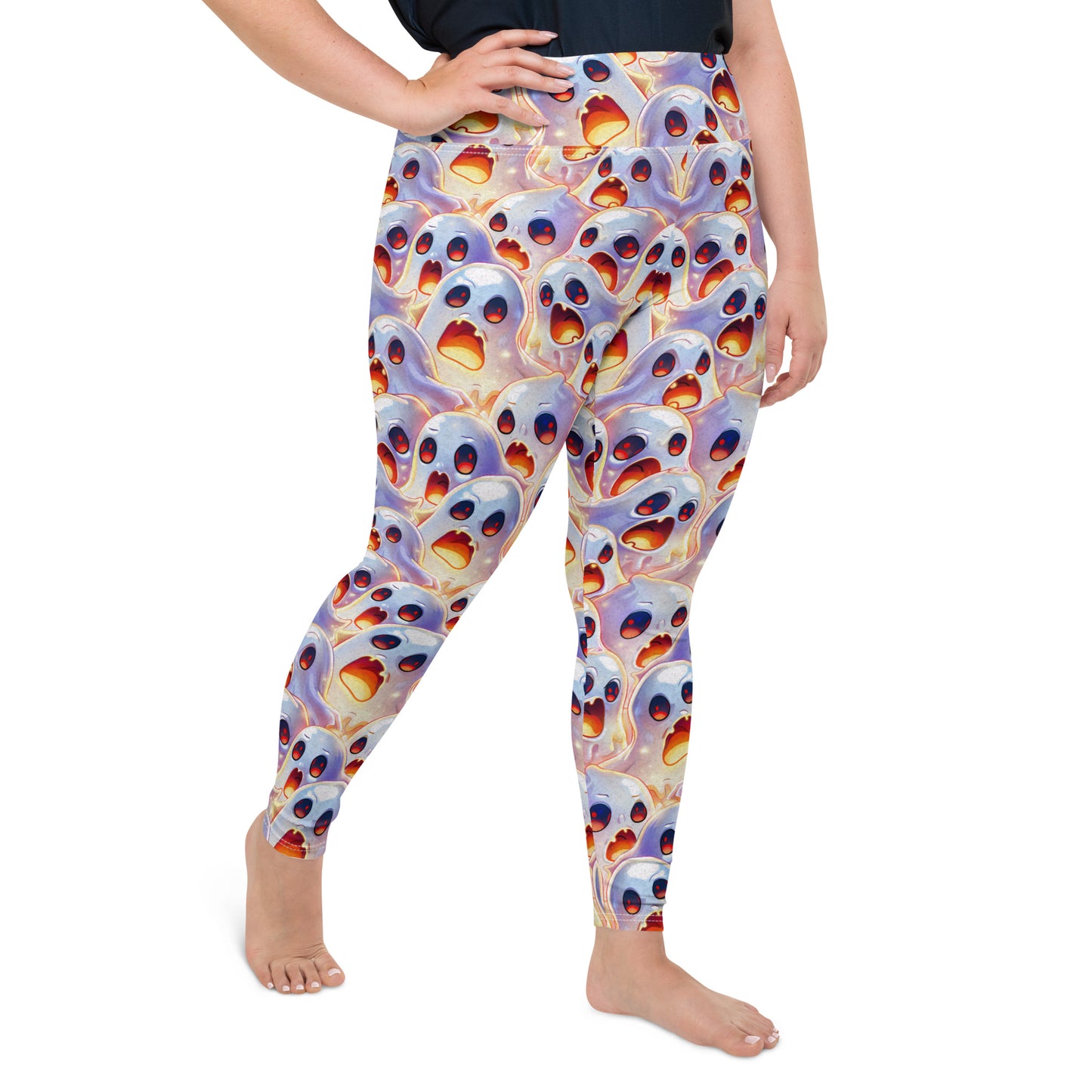 All-Over Print Plus Size Leggings