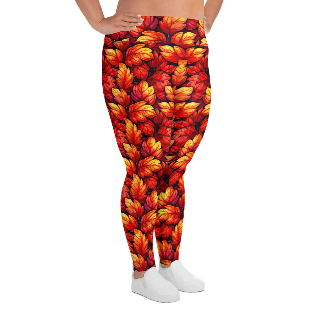 All-Over Print Plus Size Leggings