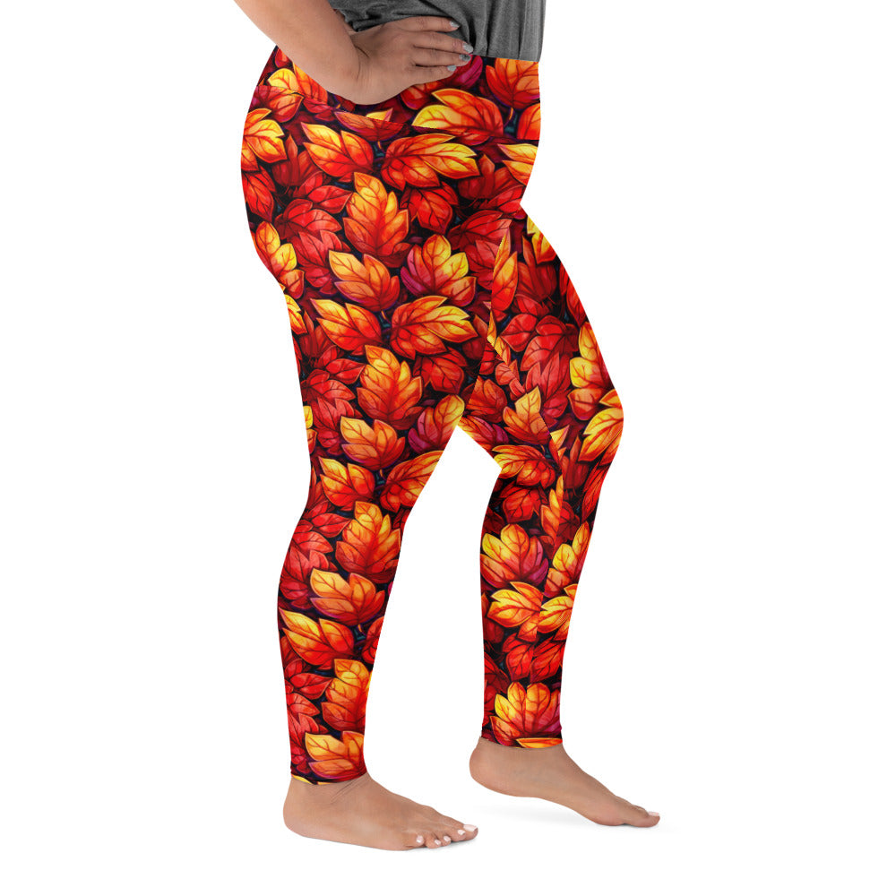 All-Over Print Plus Size Leggings