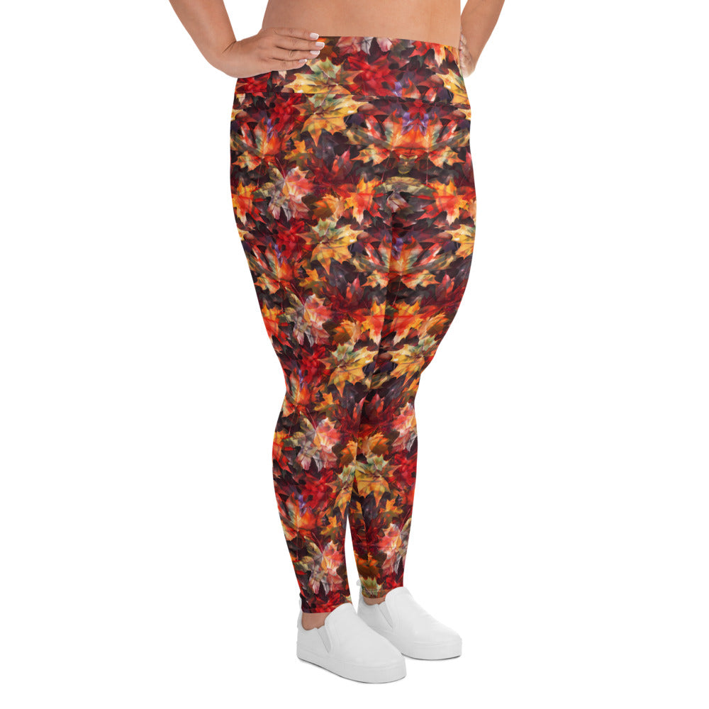 All-Over Print Plus Size Leggings