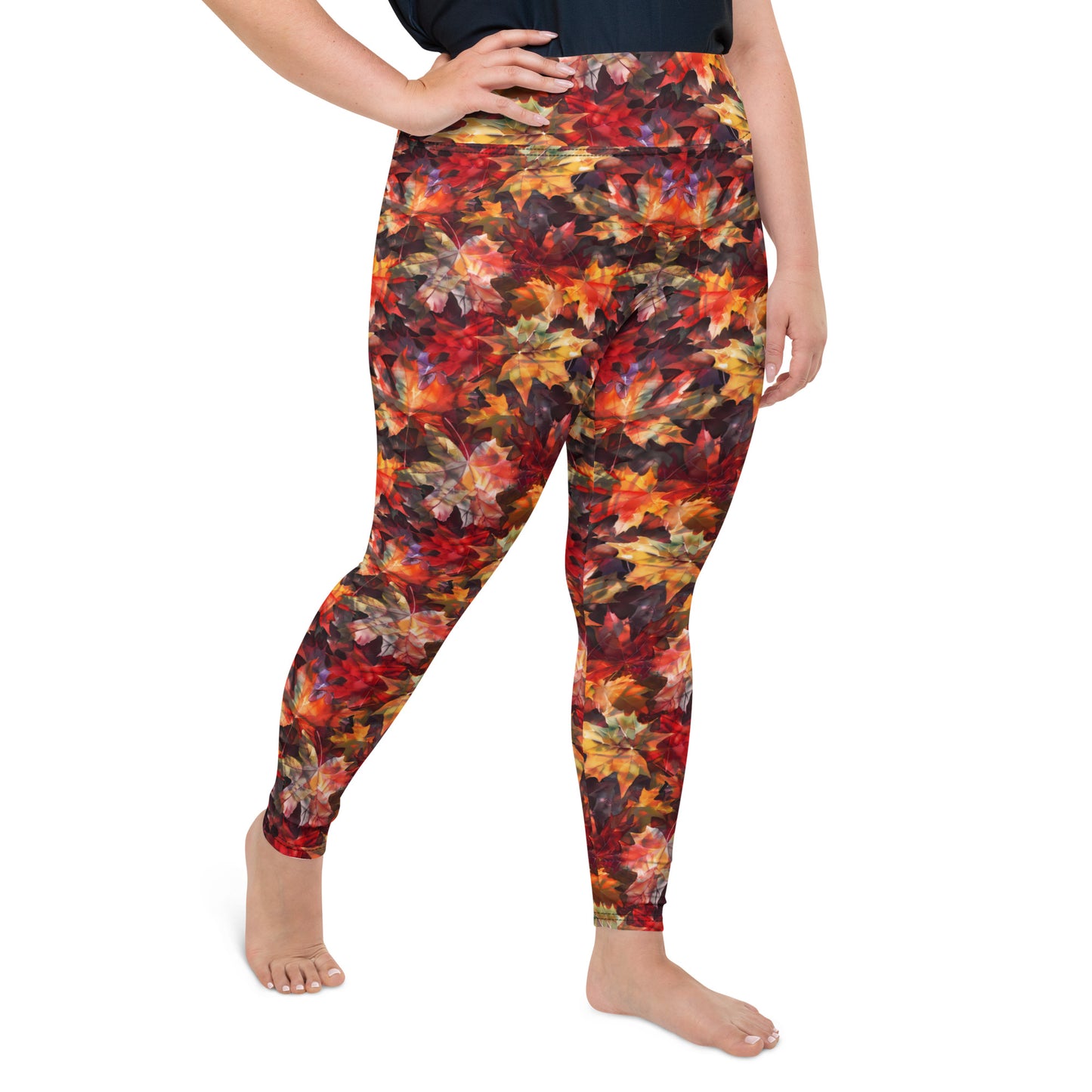 All-Over Print Plus Size Leggings