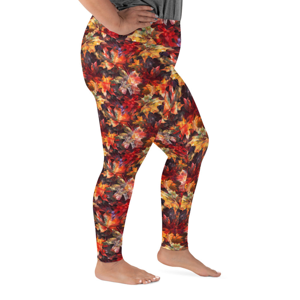 All-Over Print Plus Size Leggings