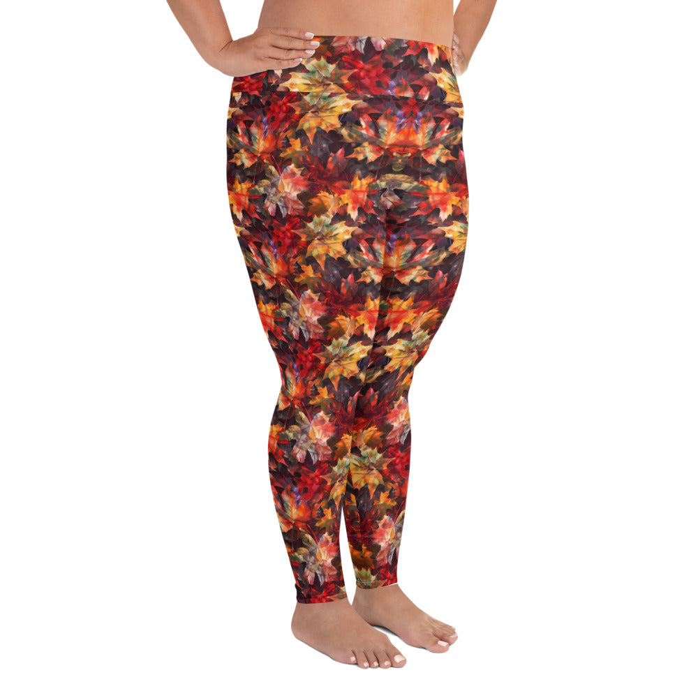 All-Over Print Plus Size Leggings