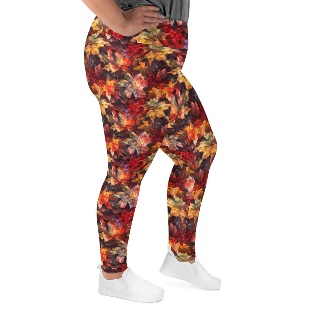 All-Over Print Plus Size Leggings