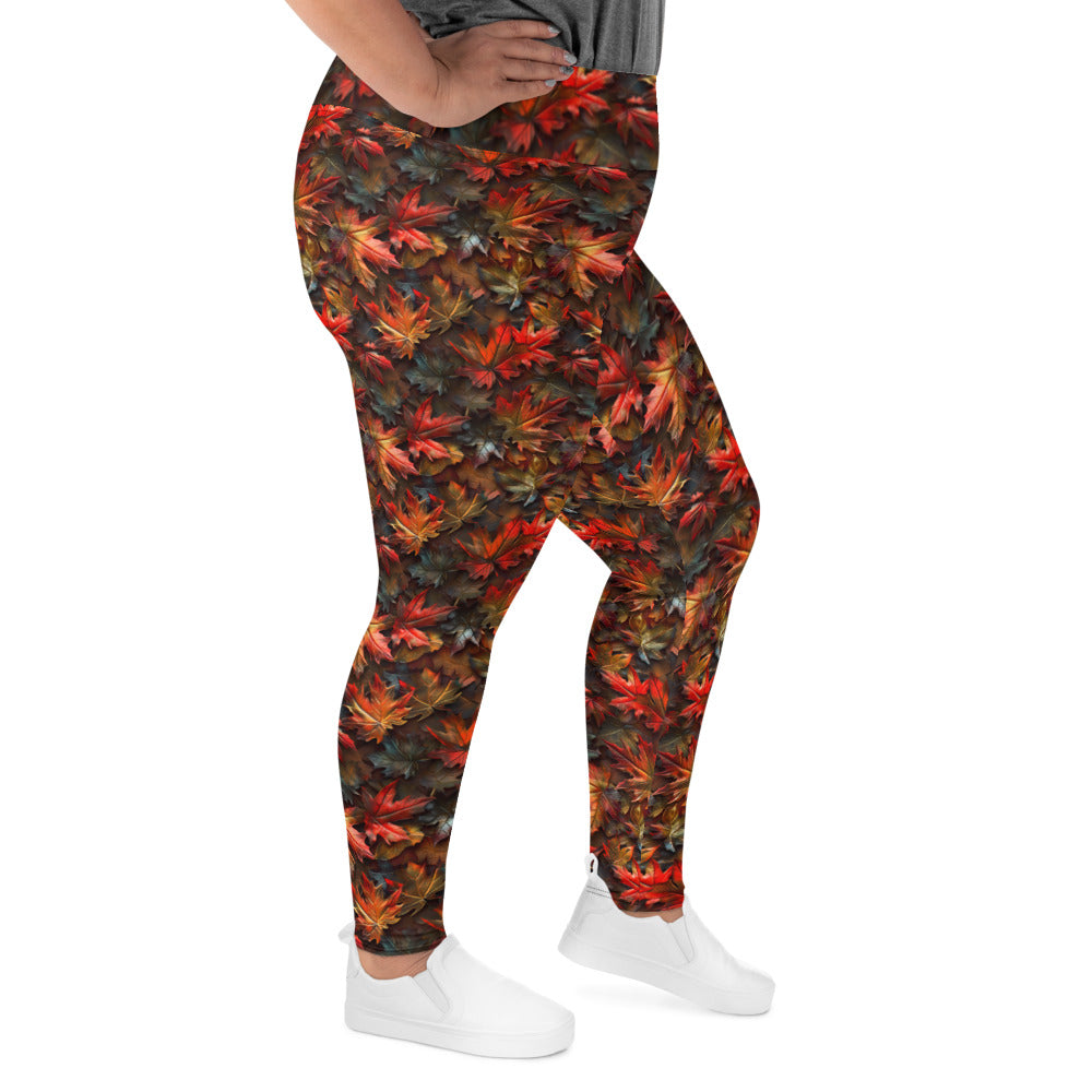 All-Over Print Plus Size Leggings