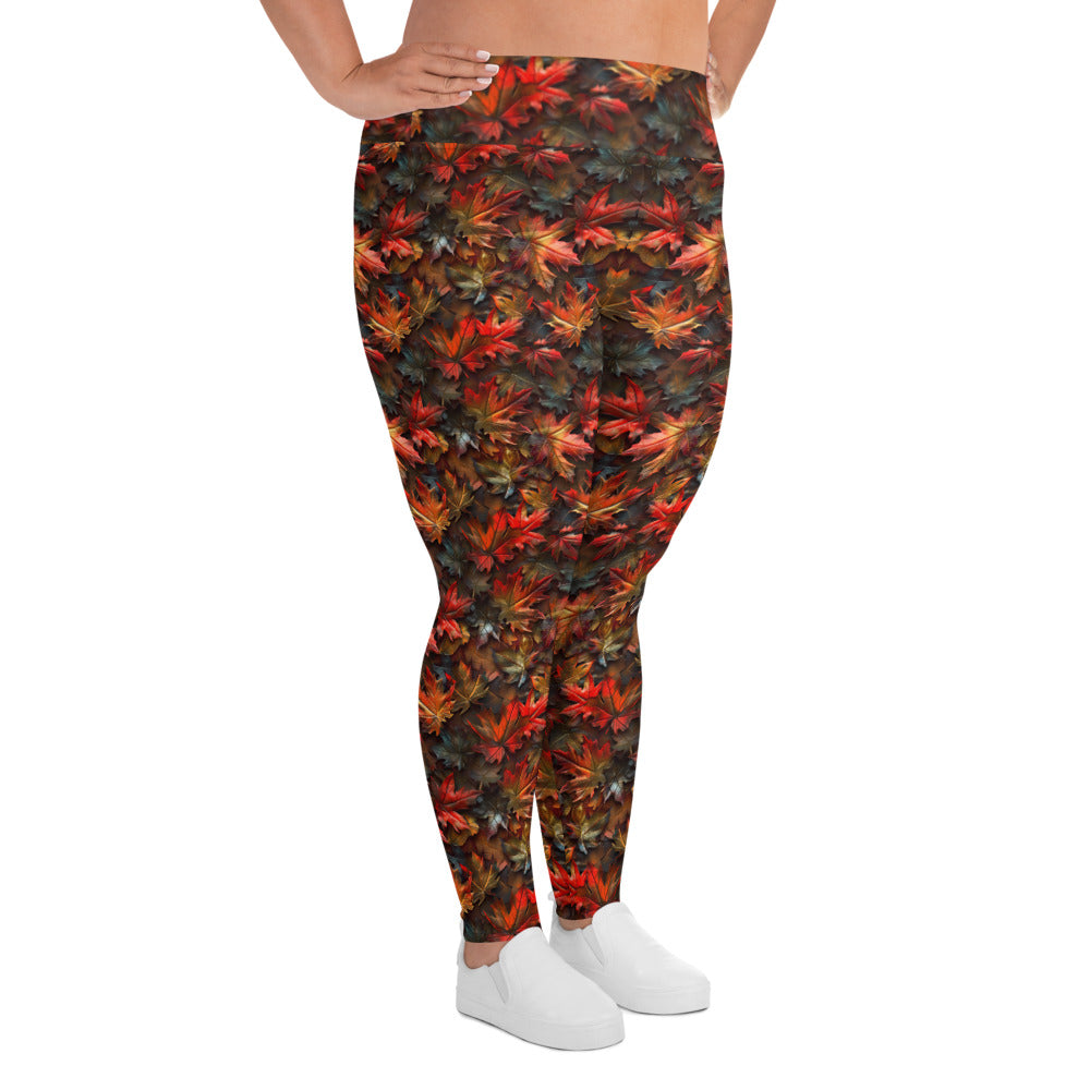 All-Over Print Plus Size Leggings