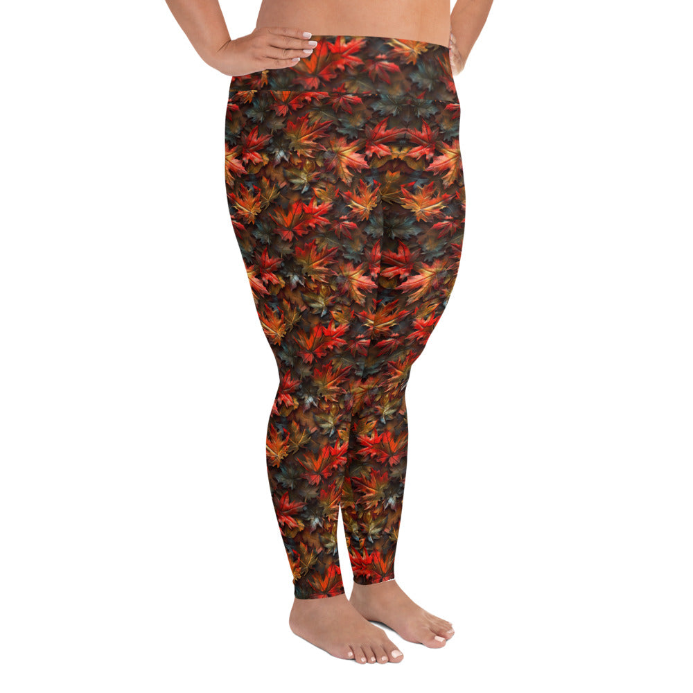 All-Over Print Plus Size Leggings