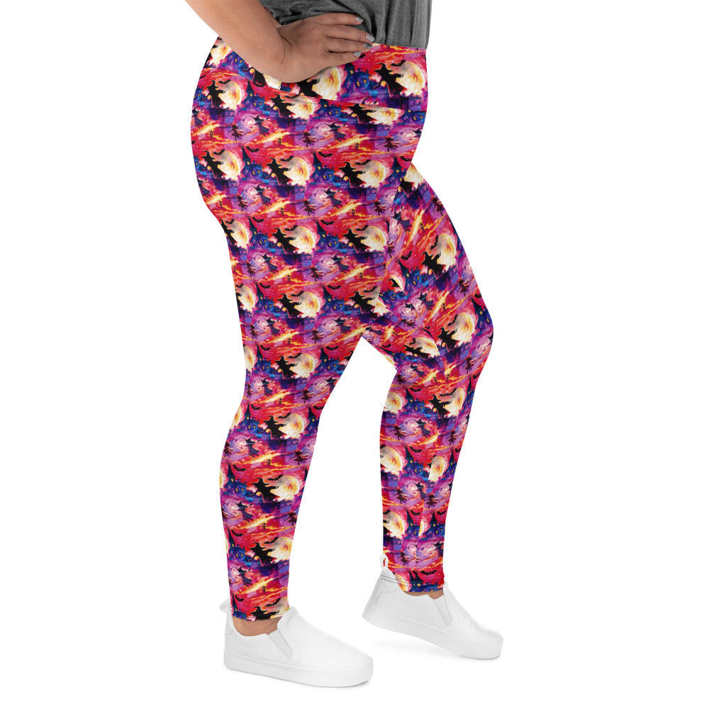 All-Over Print Plus Size Leggings