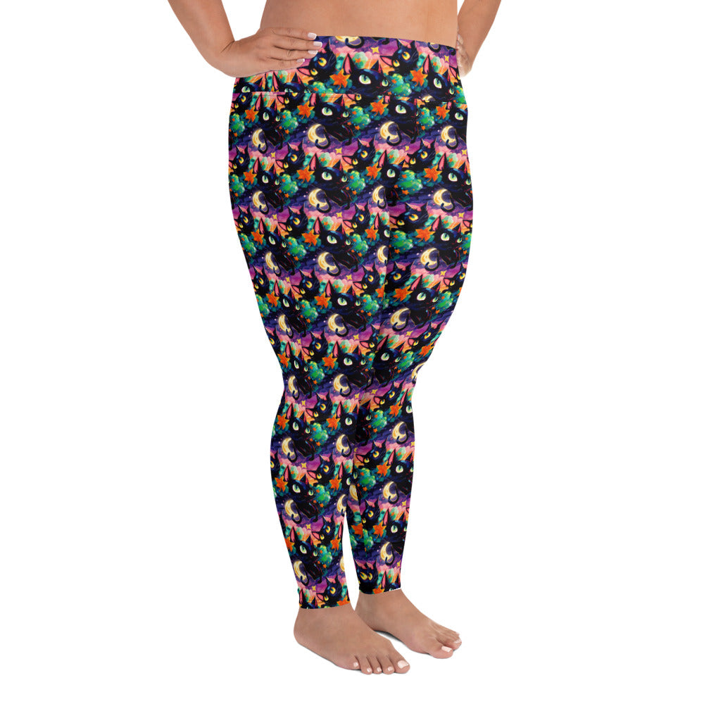 All-Over Print Plus Size Leggings