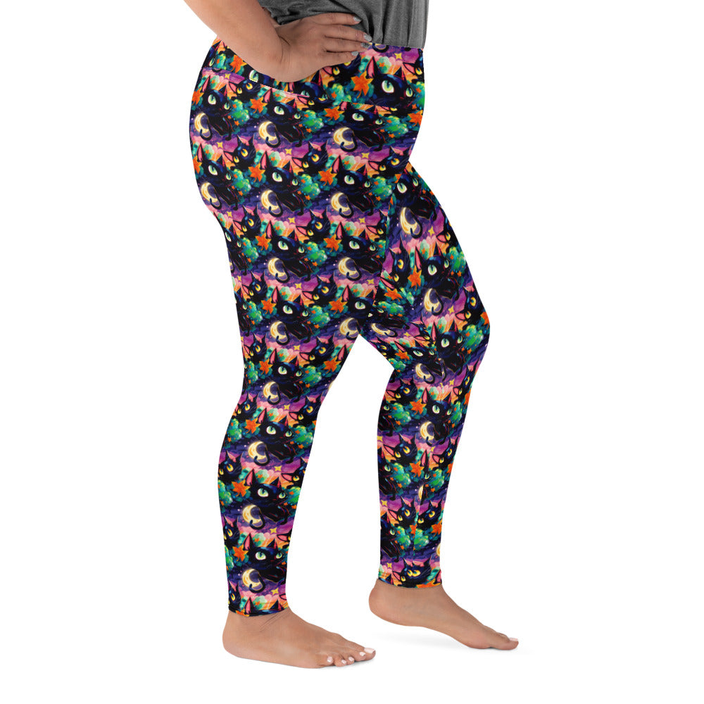 All-Over Print Plus Size Leggings