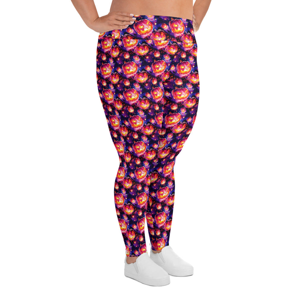 All-Over Print Plus Size Leggings