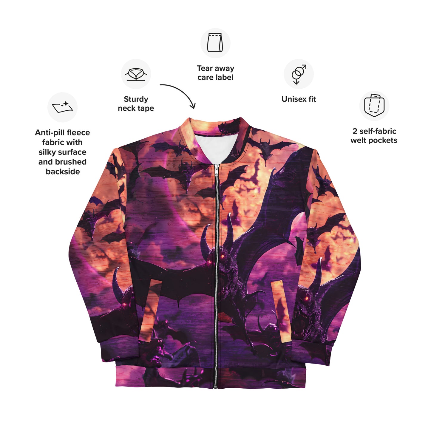 Unisex Bomber Jacket