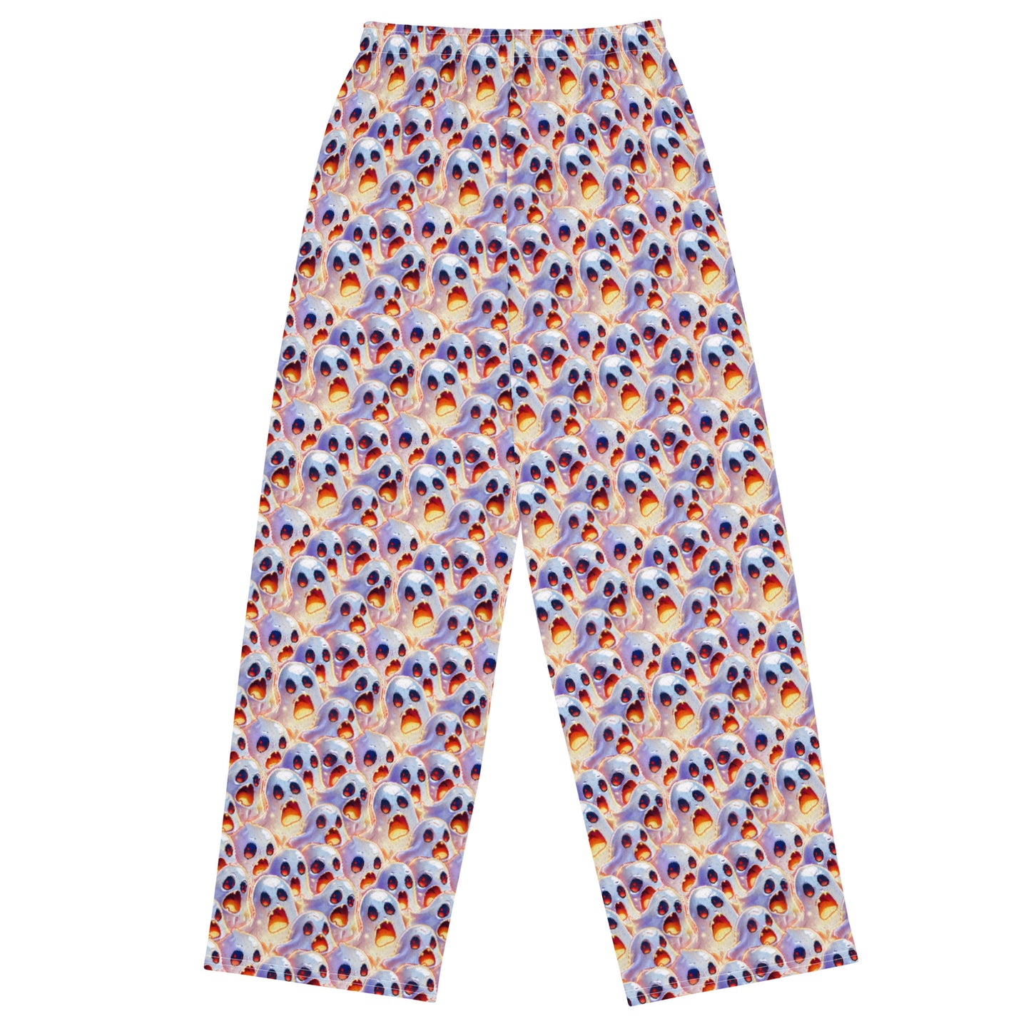 All-over print unisex wide-leg pants