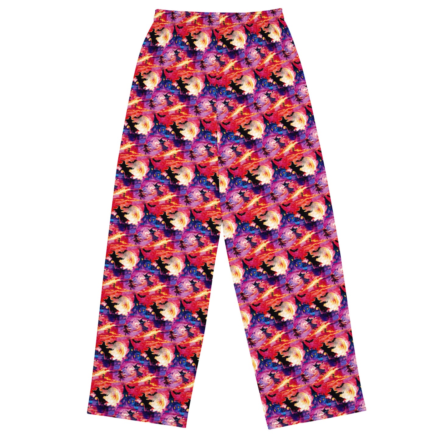 All-over print unisex wide-leg pants