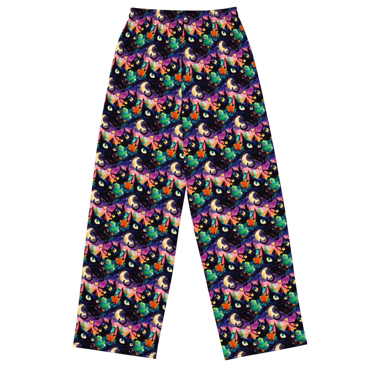 All-over print unisex wide-leg pants