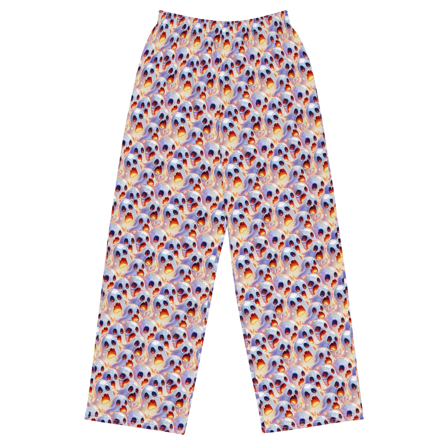 All-over print unisex wide-leg pants