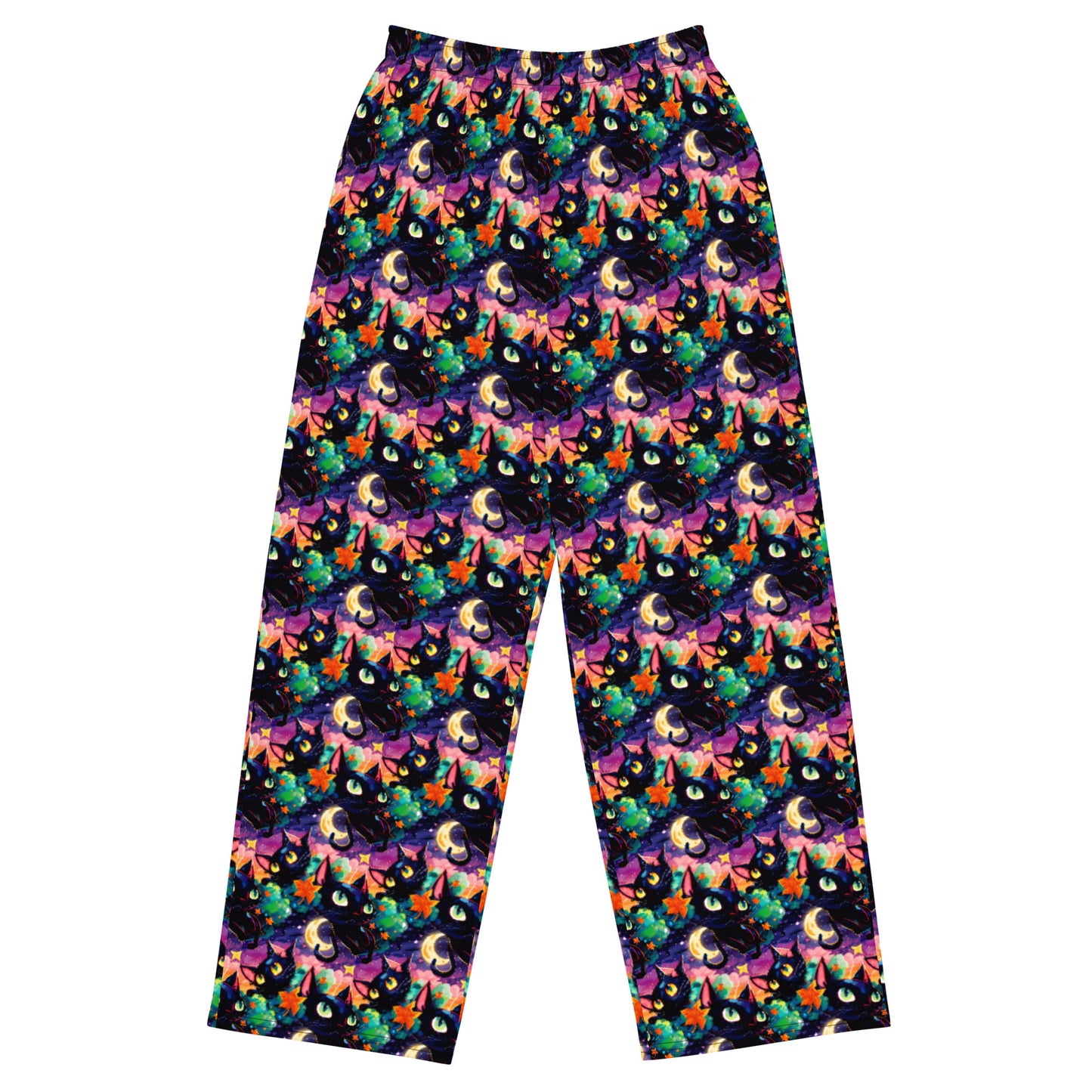 All-over print unisex wide-leg pants