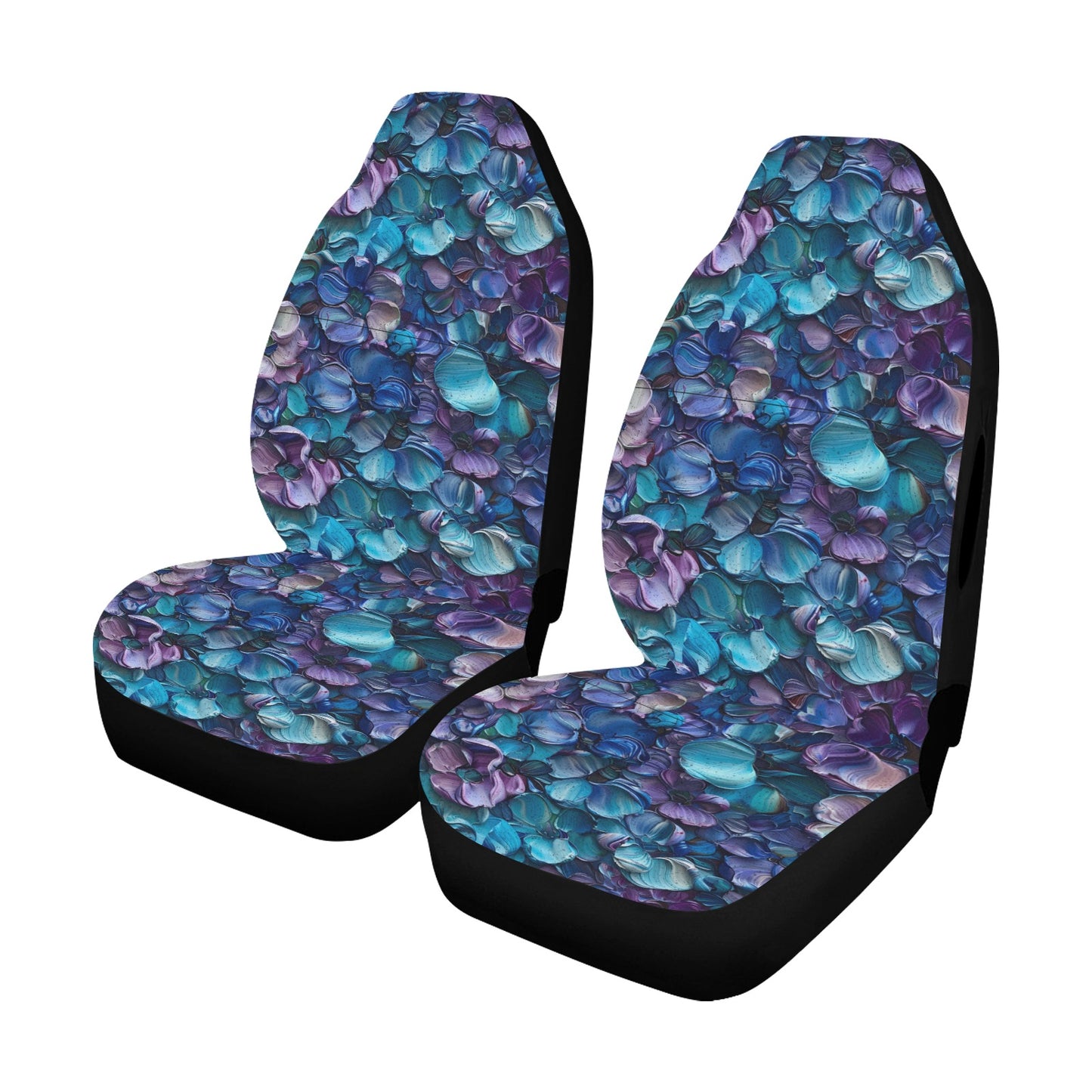 Peacock Colors Car Seat Cover