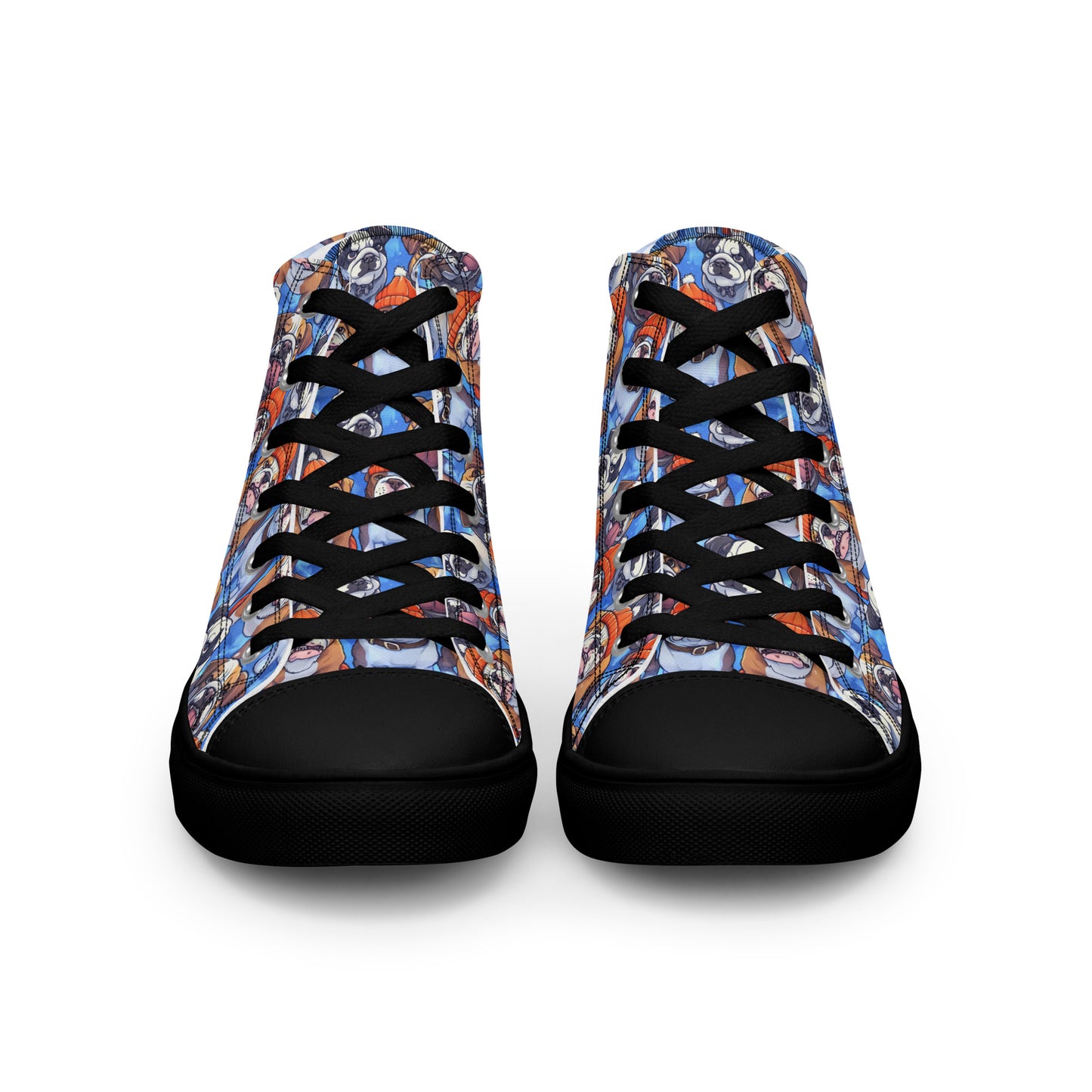 Men’s high top canvas shoes