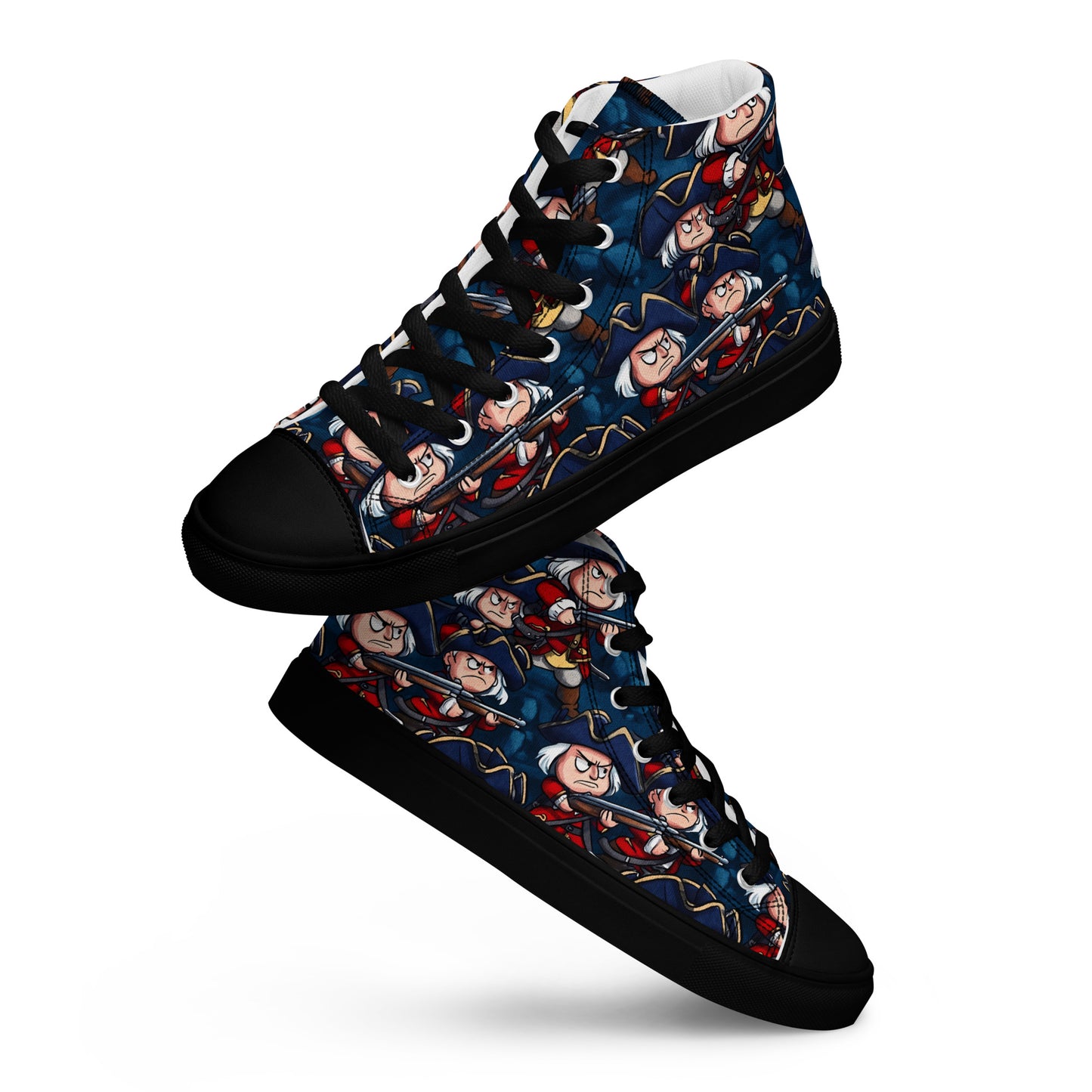 Men’s high top canvas shoes