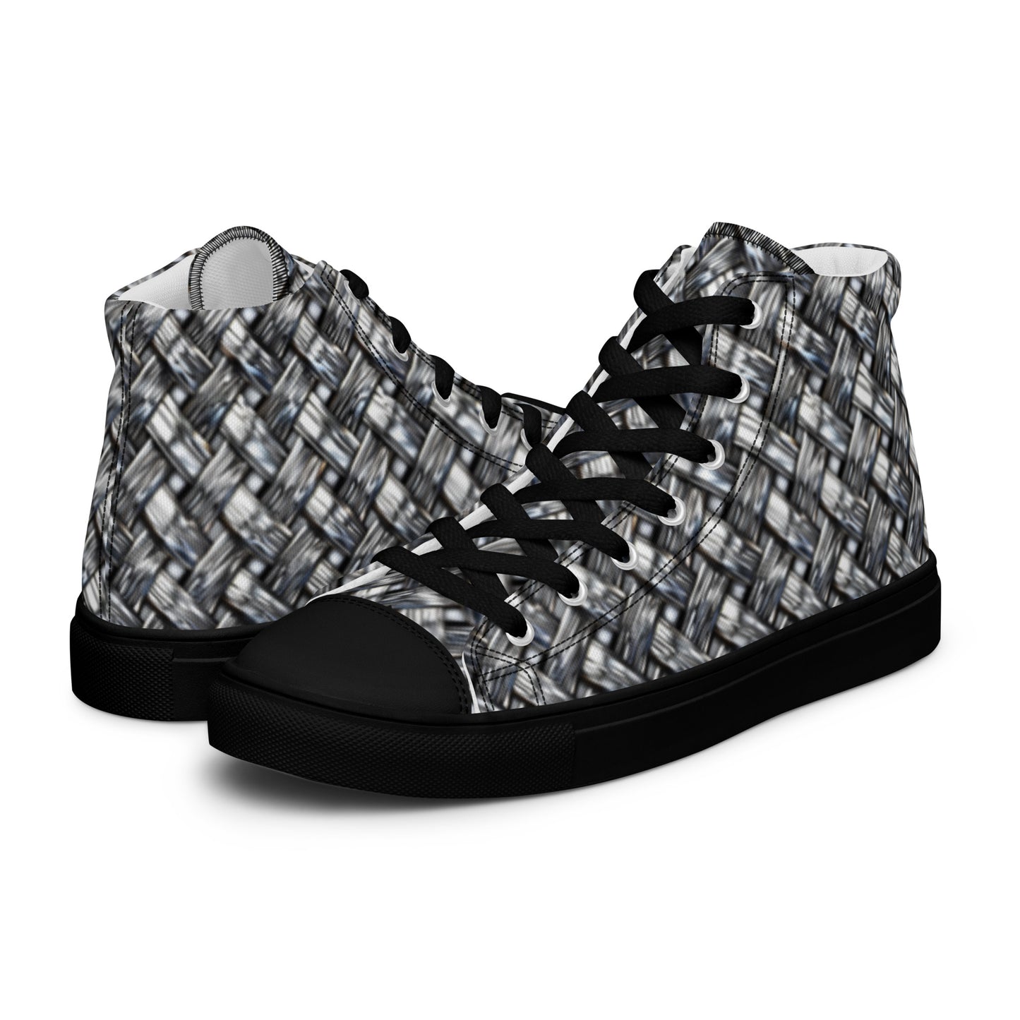 Men’s high top canvas shoes