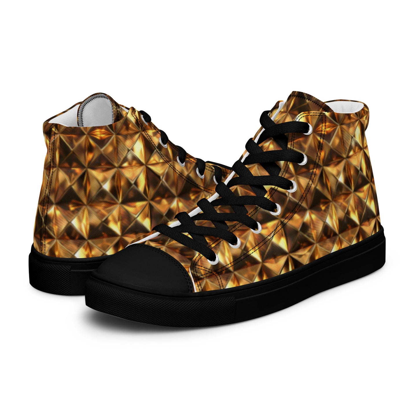 Men’s high top canvas shoes