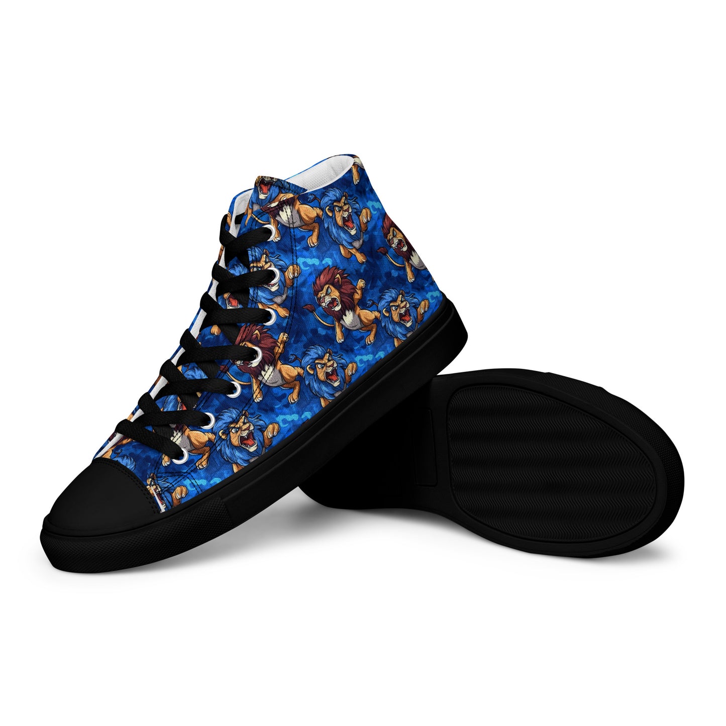 Men’s high top canvas shoes