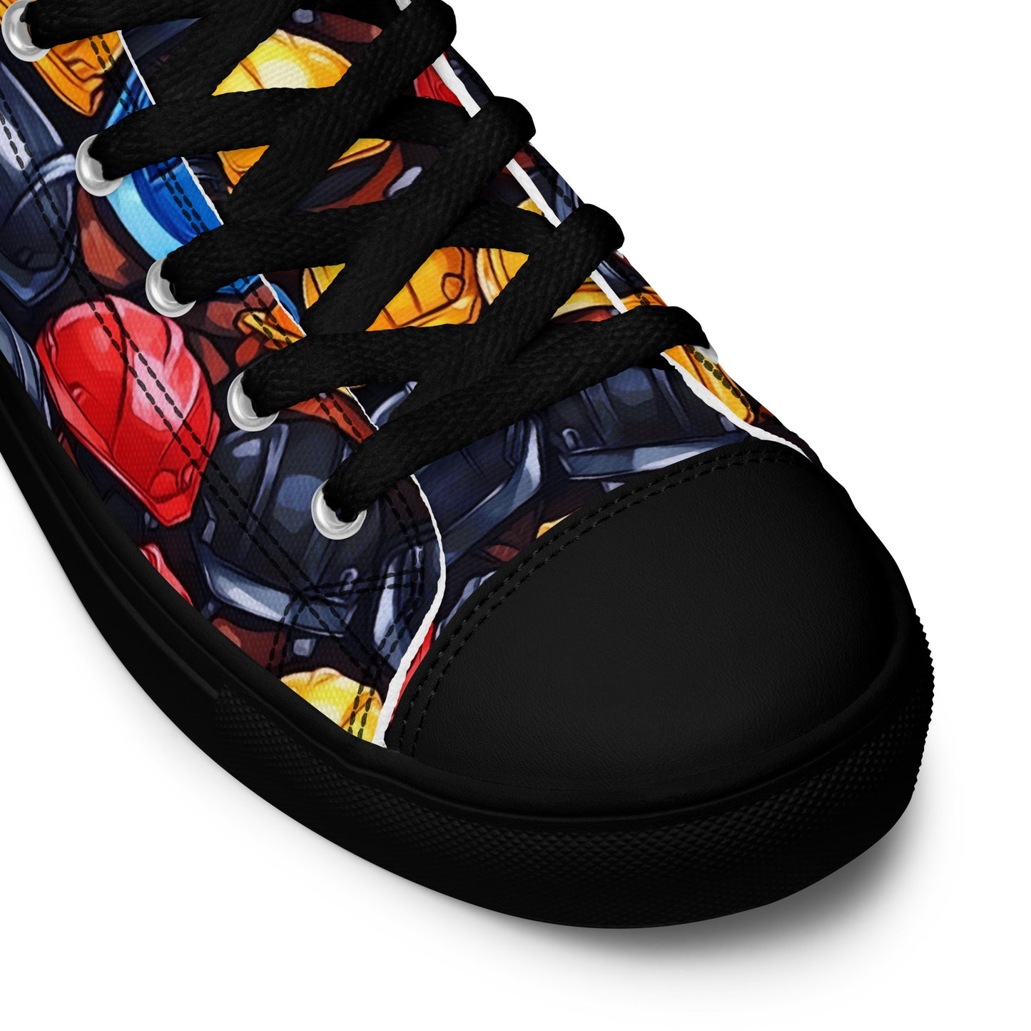 Men’s high top canvas shoes