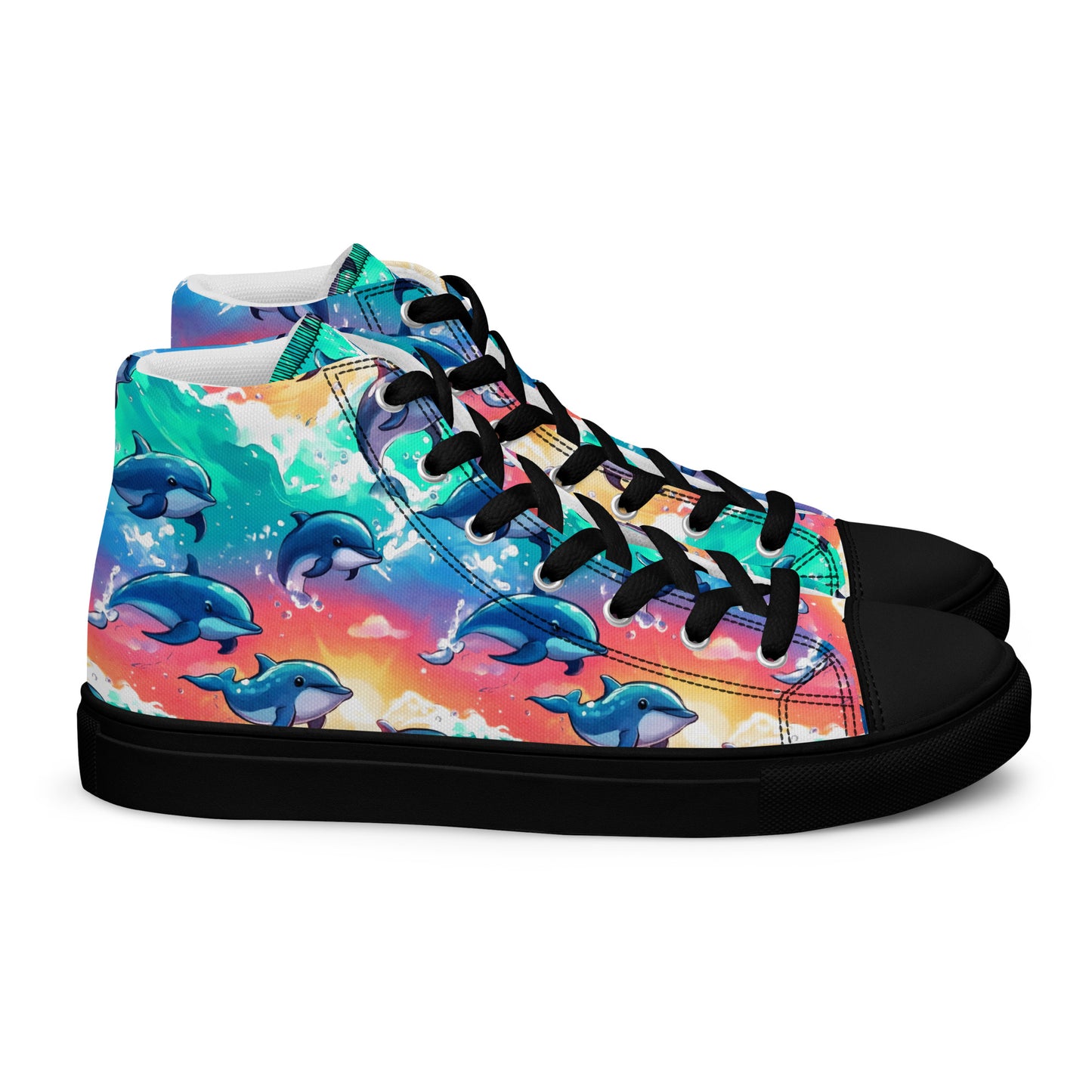 Men’s high top canvas shoes