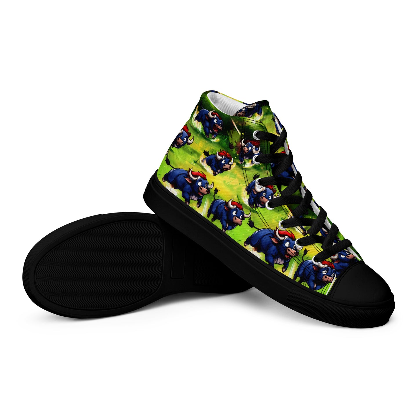 Men’s high top canvas shoes