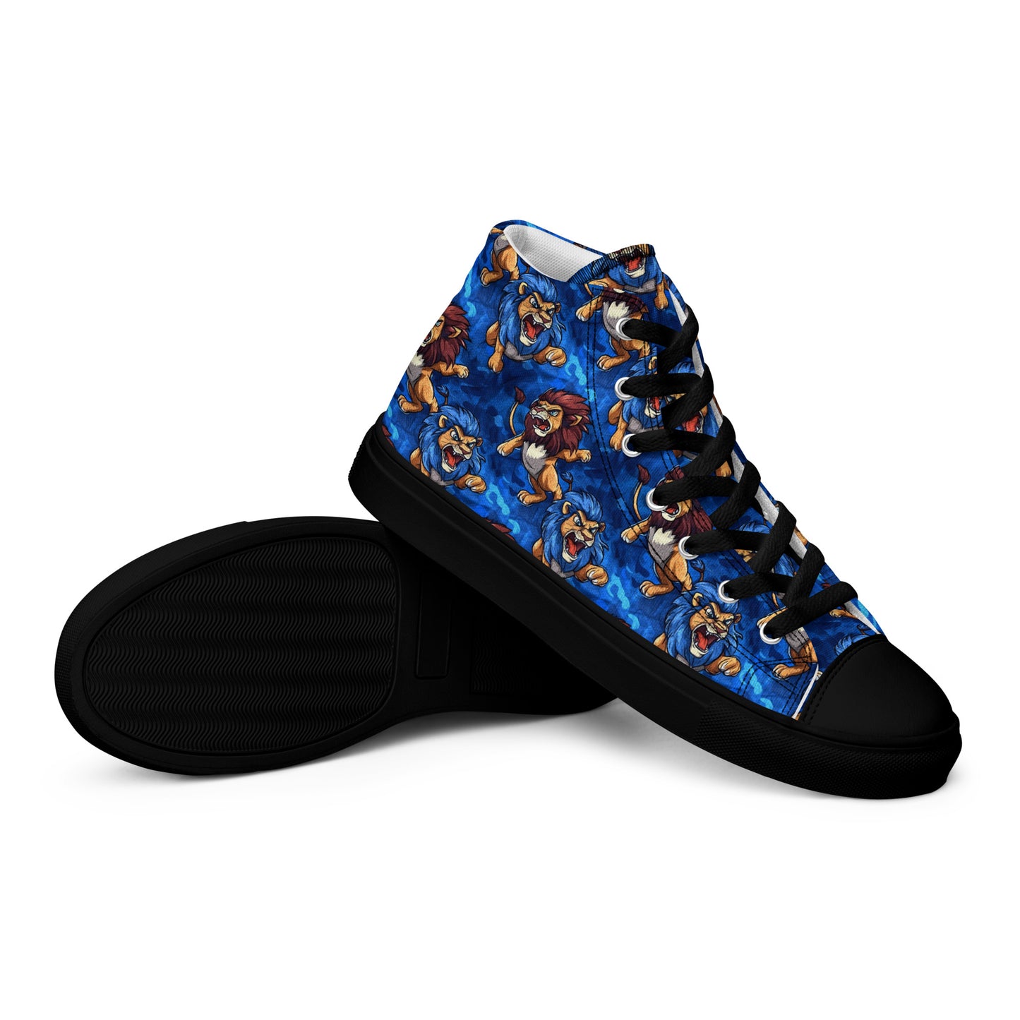 Men’s high top canvas shoes