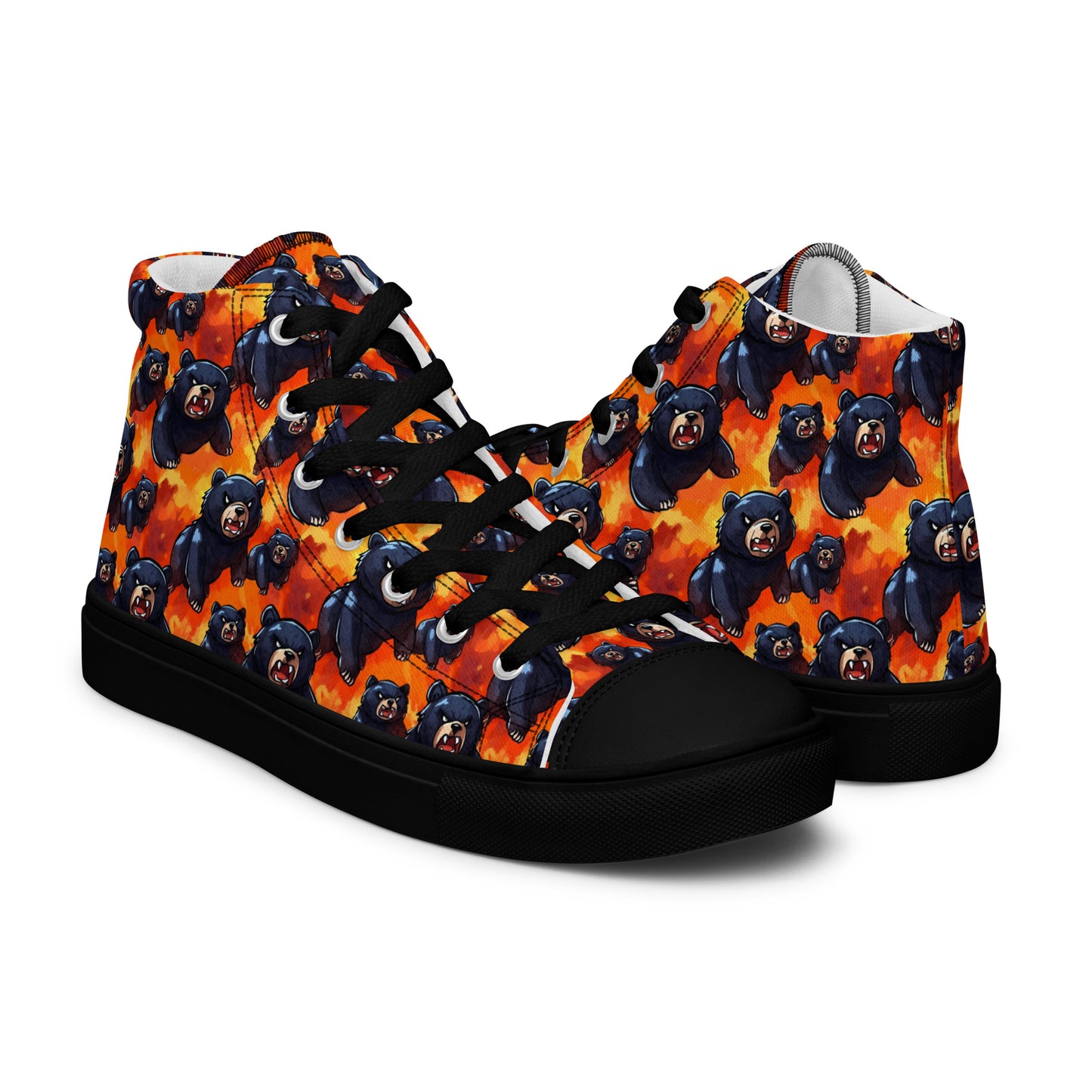 Men’s high top canvas shoes