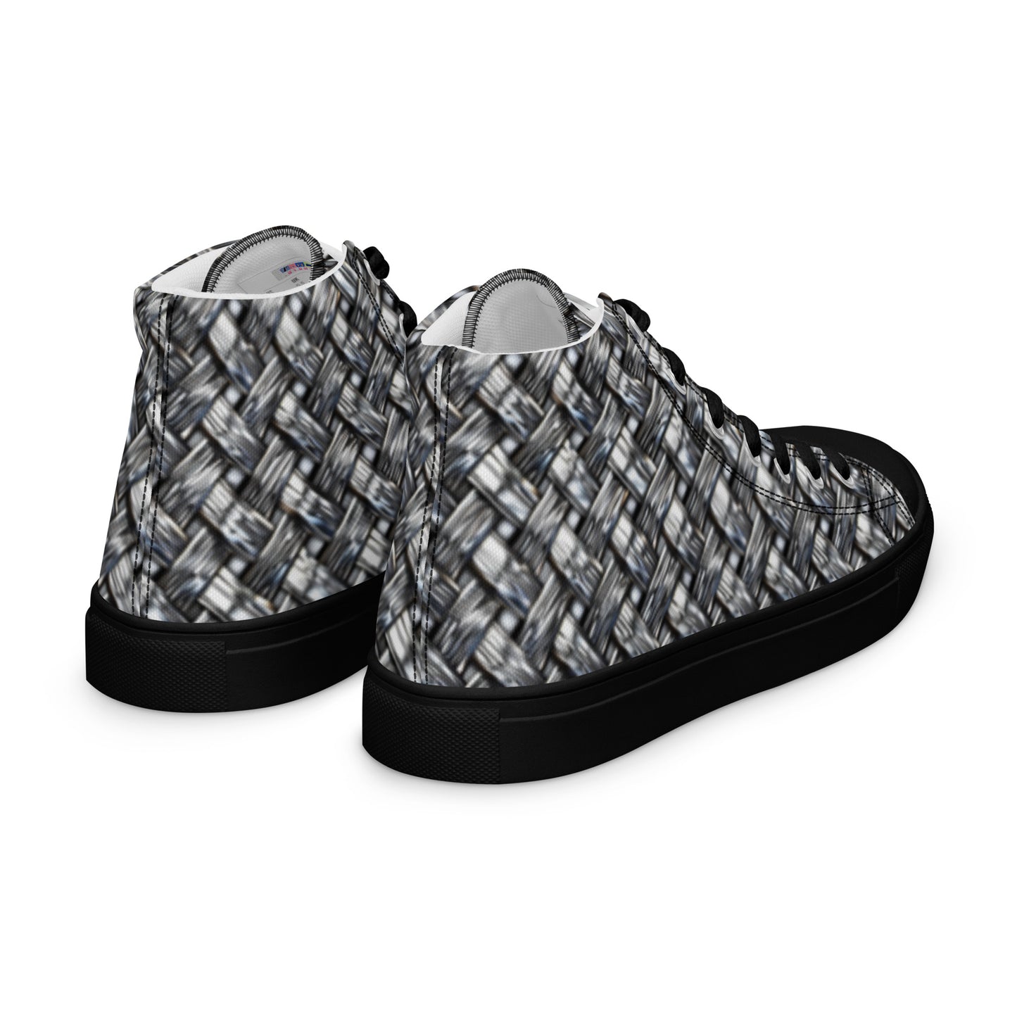 Men’s high top canvas shoes