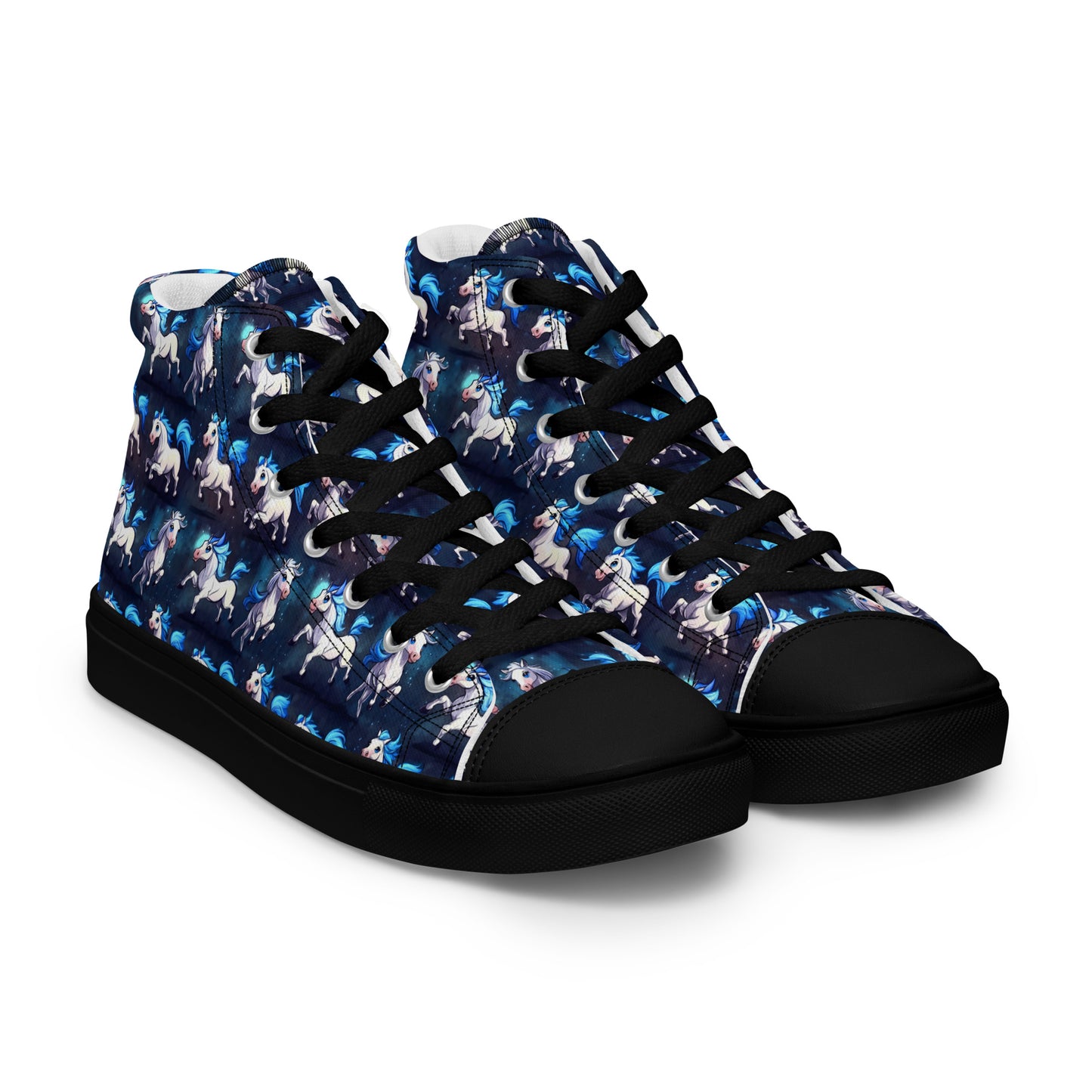 Men’s high top canvas shoes