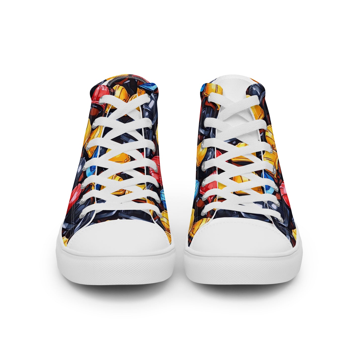 Men’s high top canvas shoes