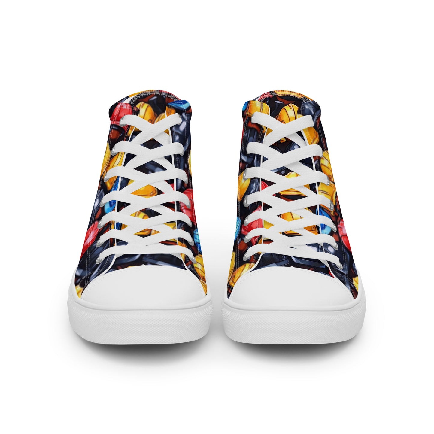 Men’s high top canvas shoes