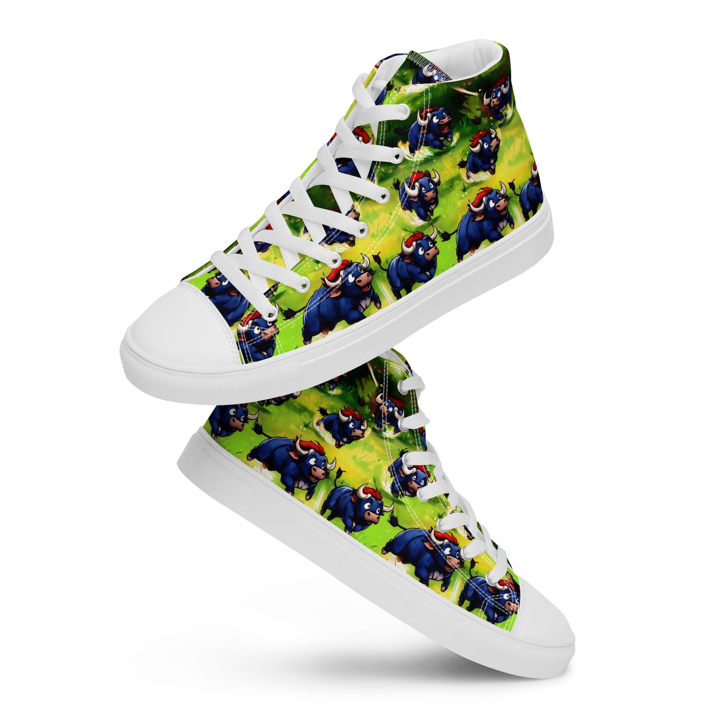 Men’s high top canvas shoes