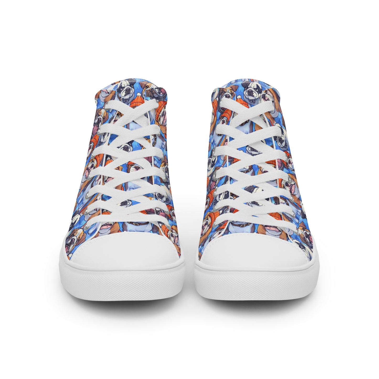 Men’s high top canvas shoes